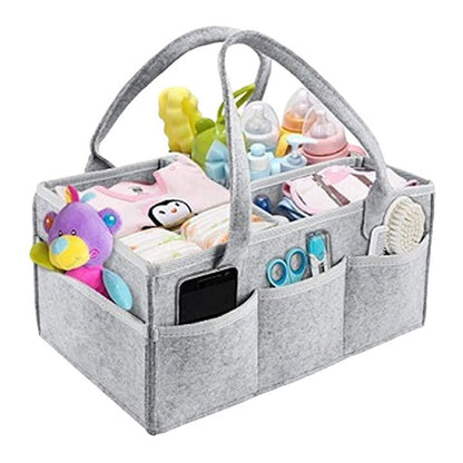 Baby Essentials Organizer Bag – Portable Multi-Purpose Storage Caddy